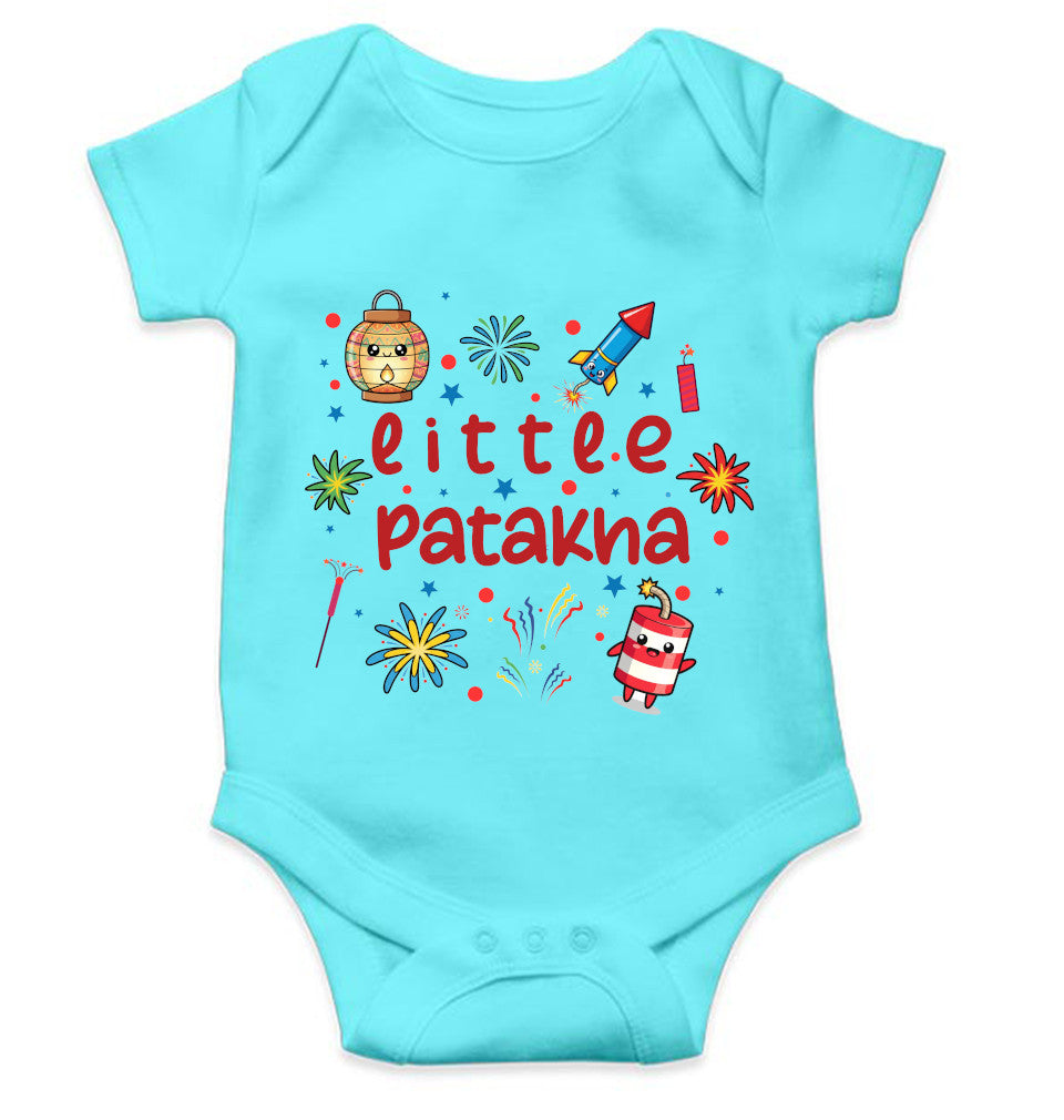 Little Patakha Diwali Rompers for Baby Girl- FunkyTeesClub