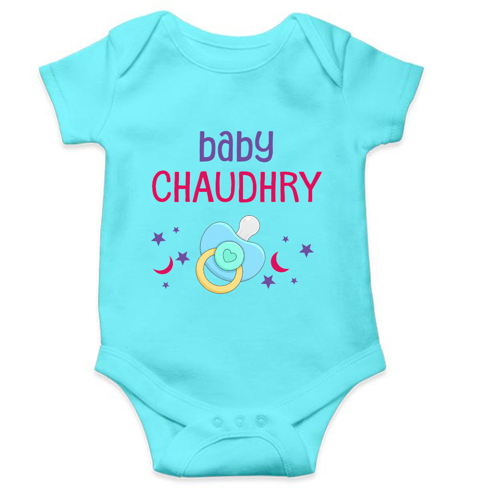 Custom Name Baby Surname Cute New Born Rompers for Baby Boy- FunkyTeesClub