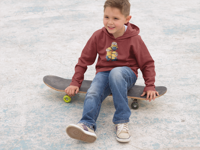 Cute Cartoon Boy Hoodies-FunkyTeesClub