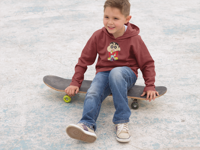 Cute Cartoon Boy Hoodies-FunkyTeesClub