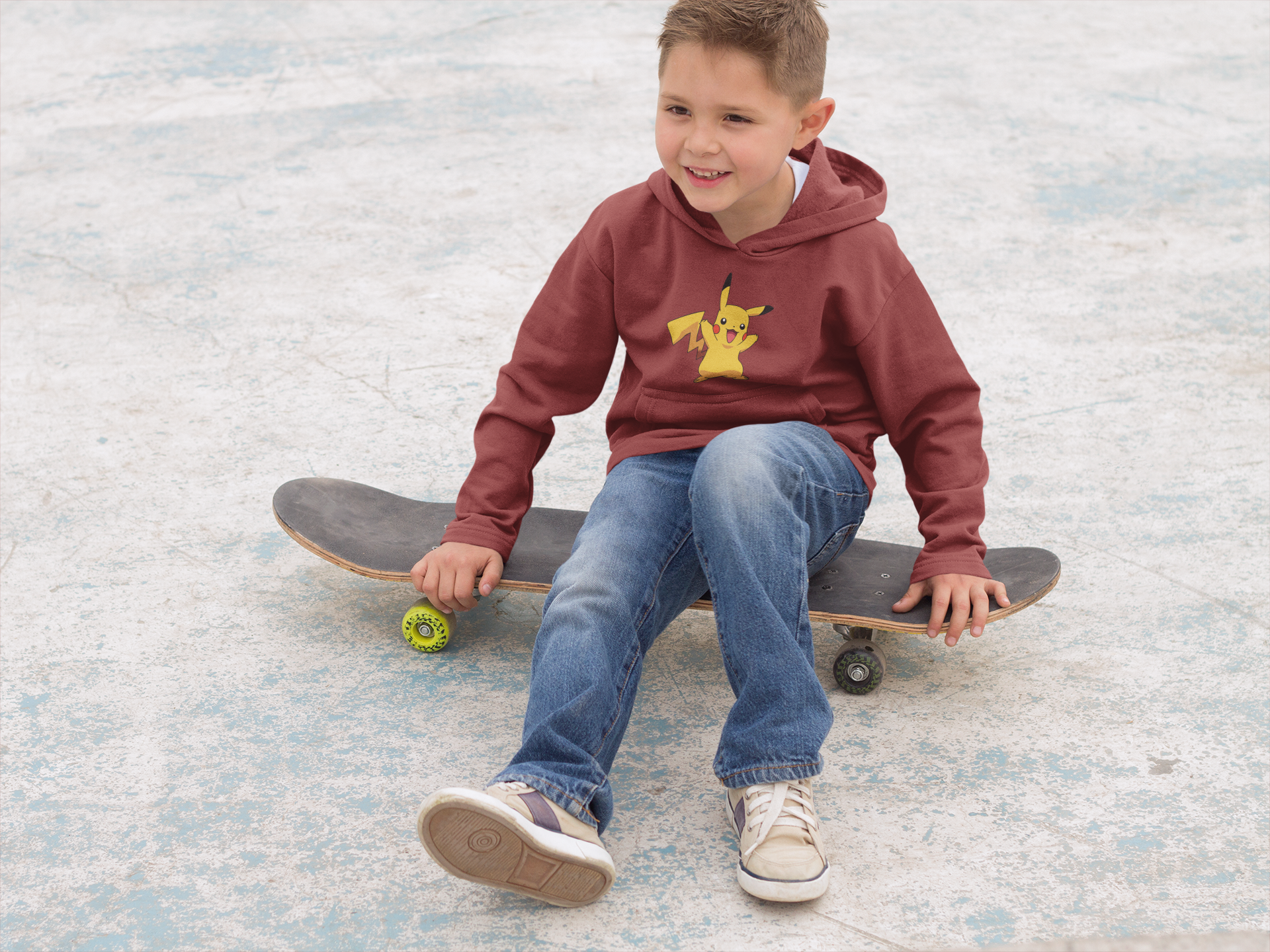 Cute Cartoon Boy Hoodies-FunkyTeesClub