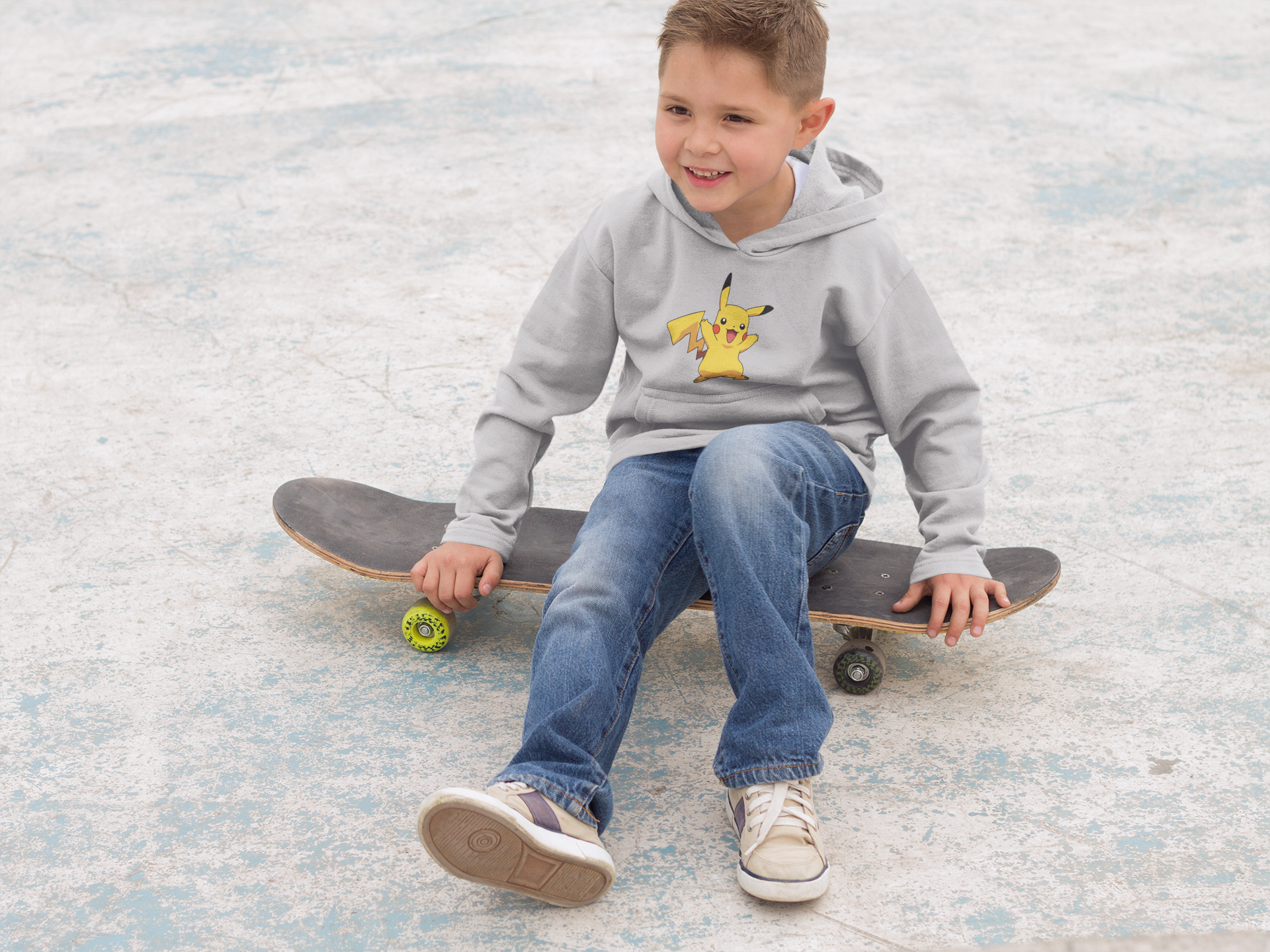 Cute Cartoon Boy Hoodies-FunkyTeesClub