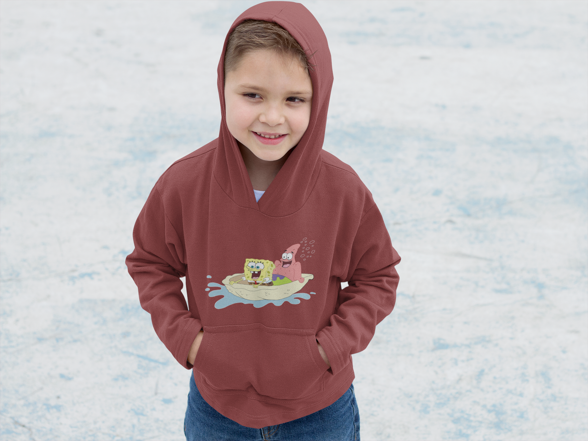 Cute Cartoon Boy Hoodies-FunkyTeesClub