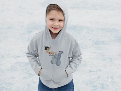 Cute Cartoon Boy Hoodies-FunkyTeesClub