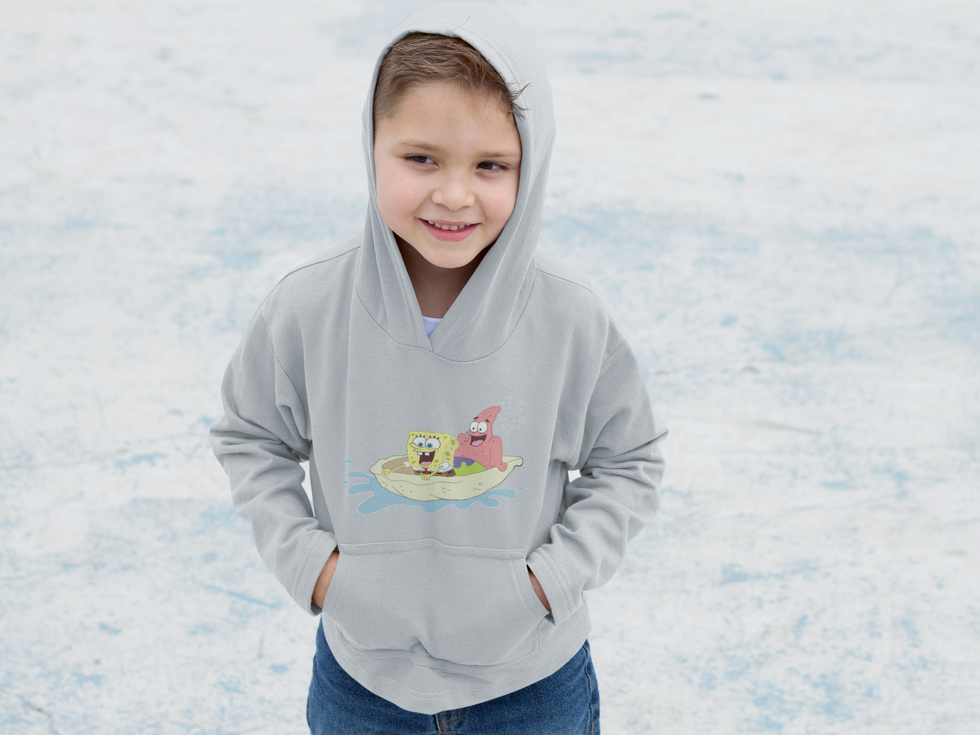 Cute Cartoon Boy Hoodies-FunkyTeesClub