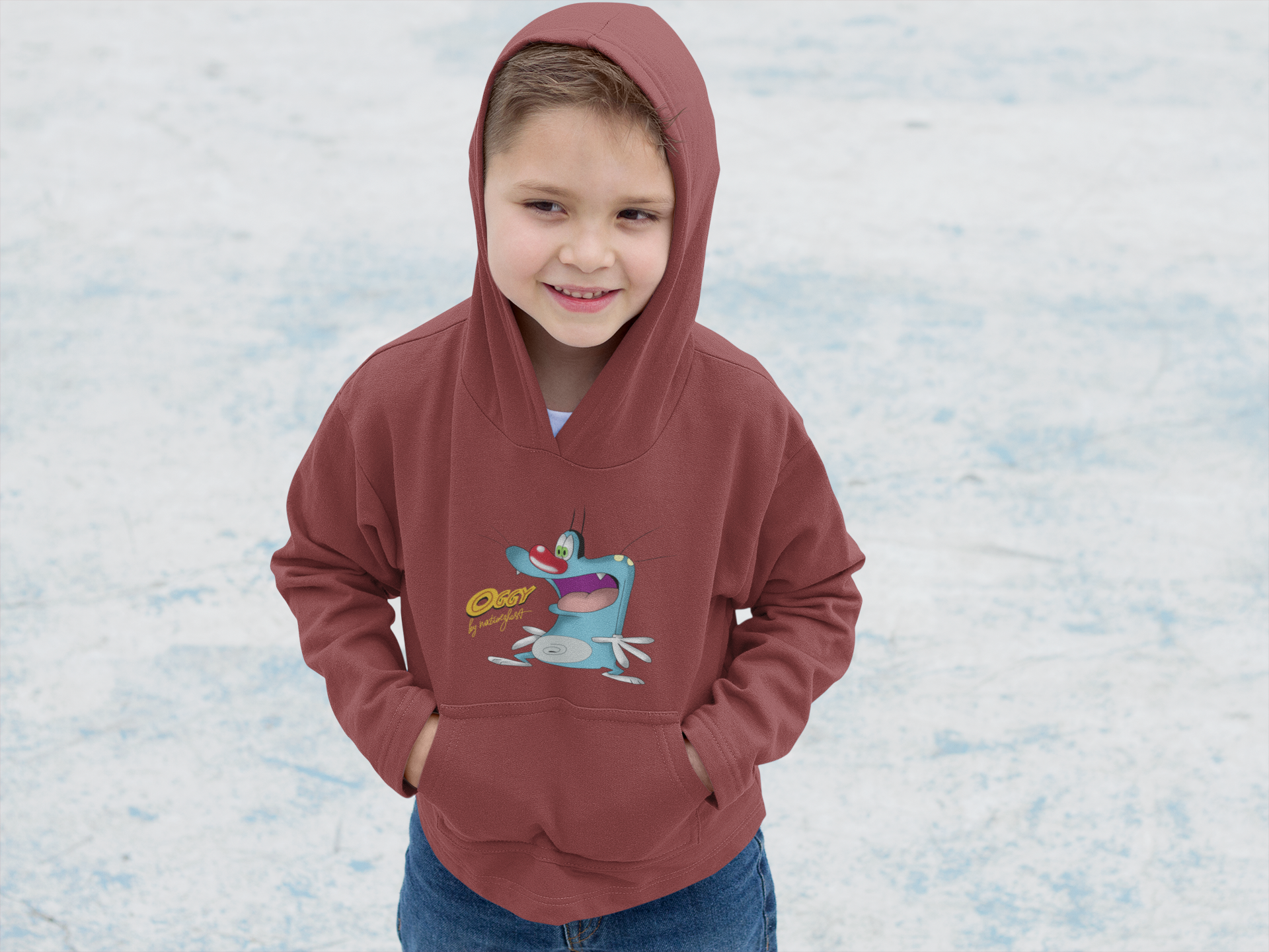 Cute Cartoon Boy Hoodies-FunkyTeesClub