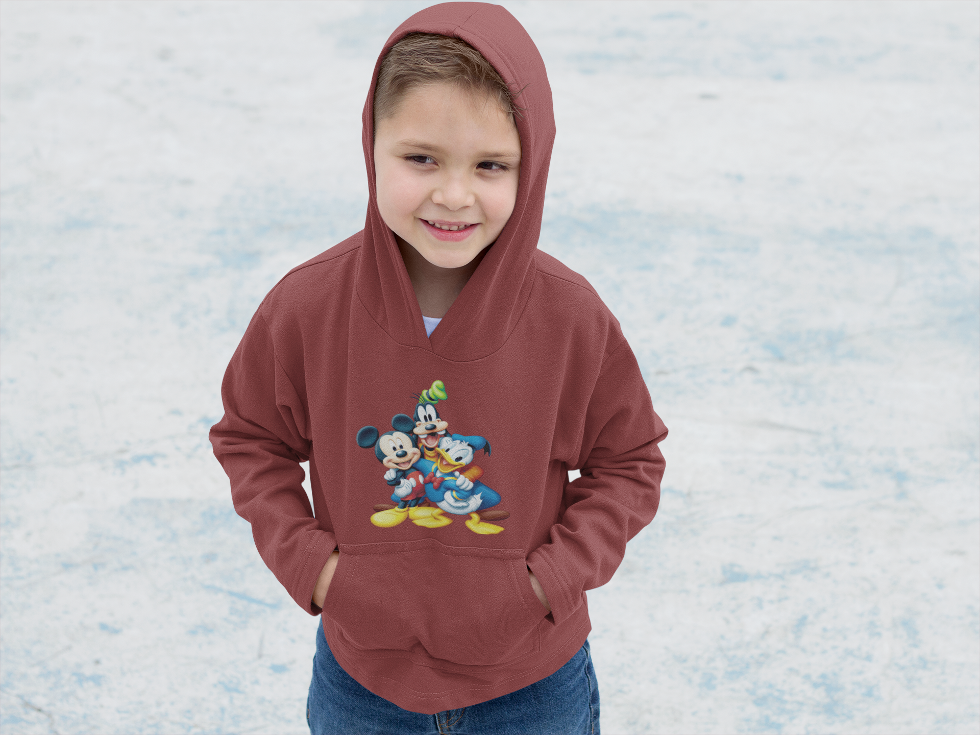 Cute Cartoon Boy Hoodies-FunkyTeesClub