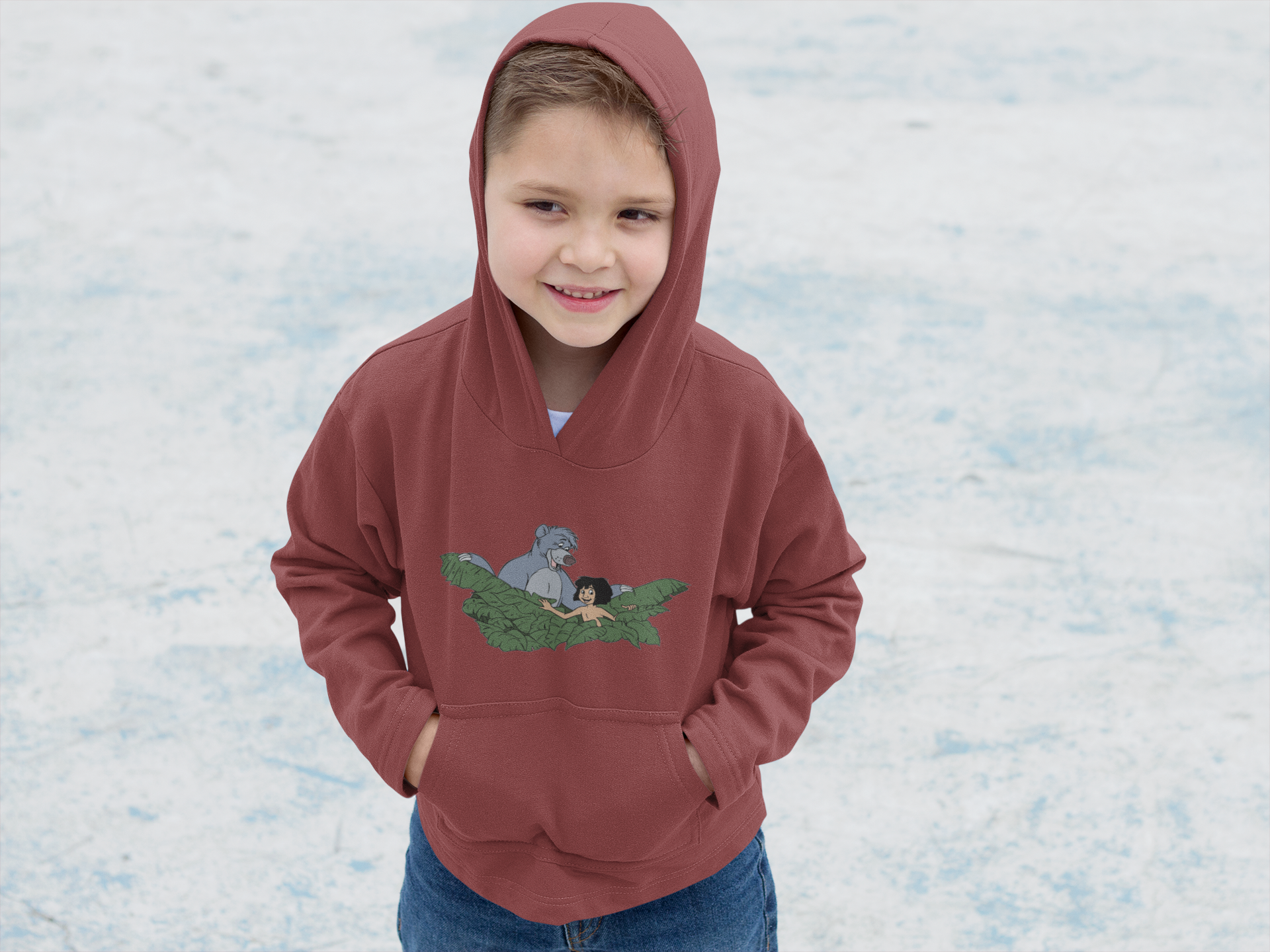 Cute Cartoon Boy Hoodies-FunkyTeesClub