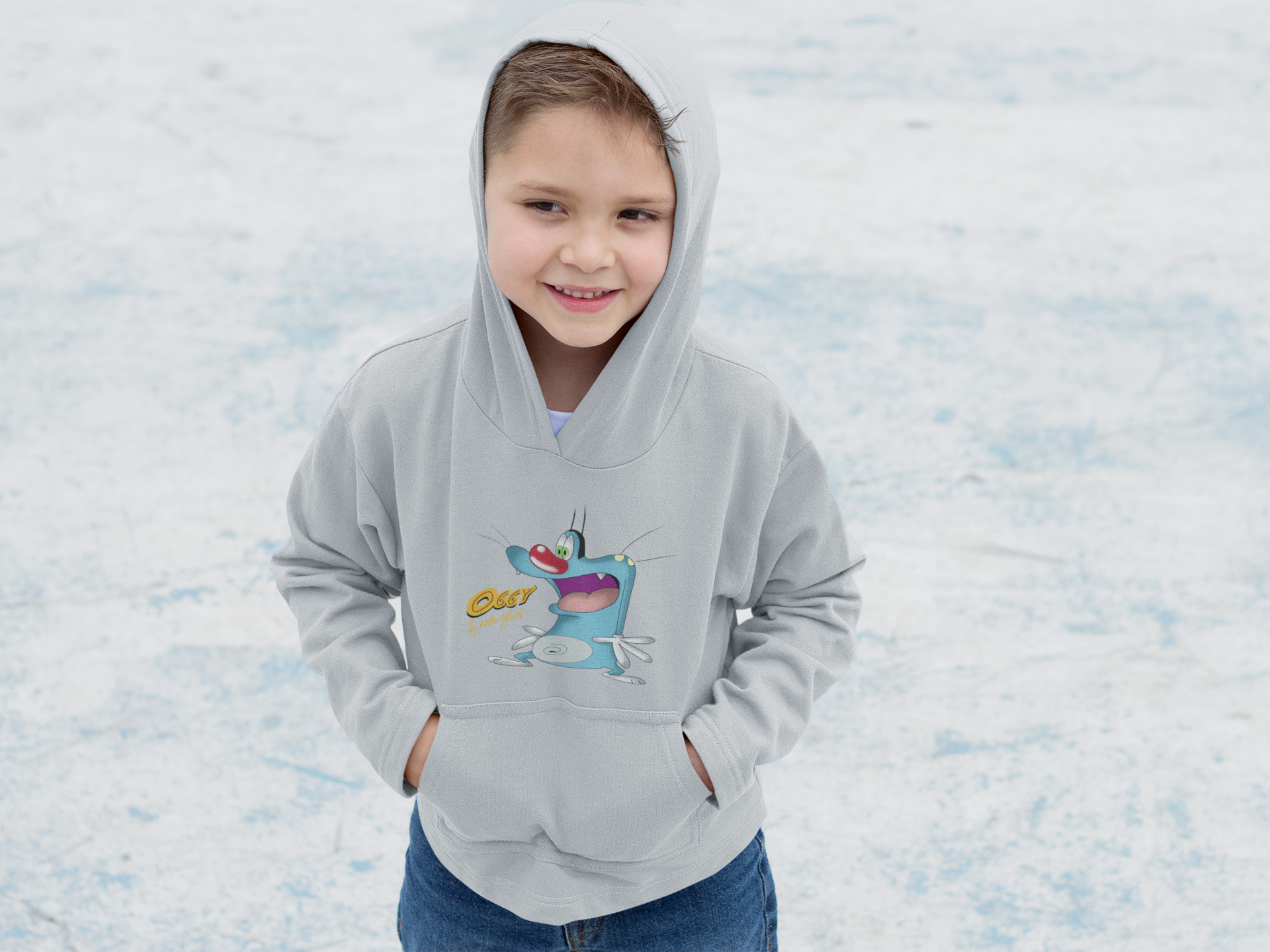 Cute Cartoon Boy Hoodies-FunkyTeesClub