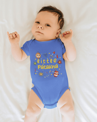 Little Patakha Diwali Rompers for Baby Boy- FunkyTeesClub