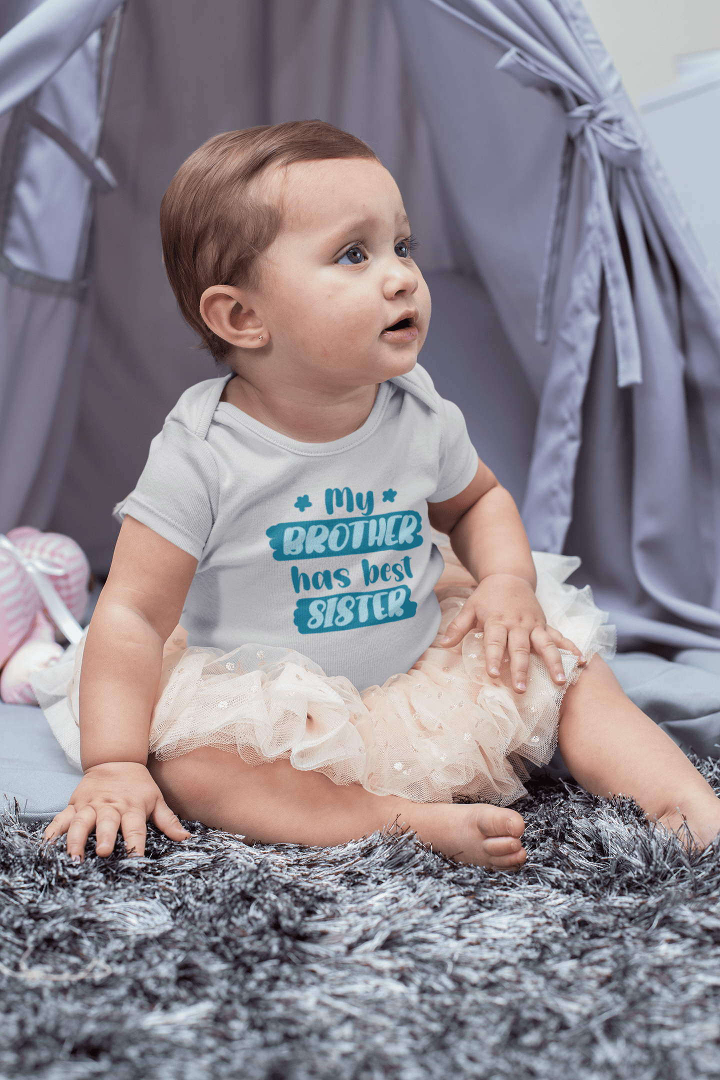 My Brother Has Best Sister Rakshabandhan Rompers for Baby Girl- FunkyTeesClub