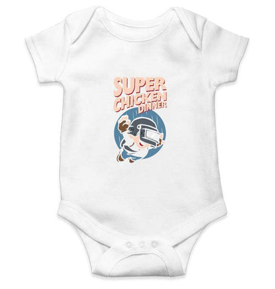 Super Chicken Dinner PUBG Rompers for Baby Boy- FunkyTradition FunkyTradition