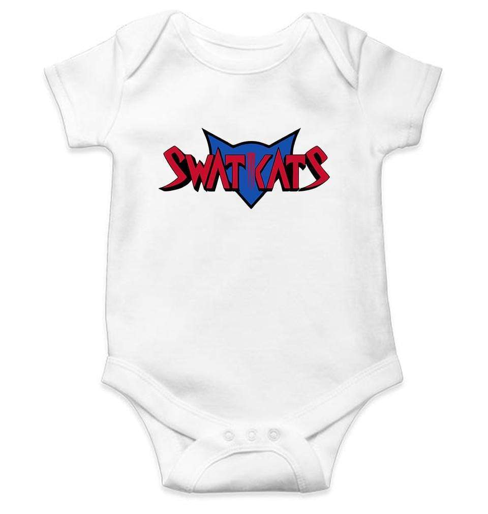 Swat Kats Logo Rompers for Baby Girl- FunkyTradition FunkyTradition
