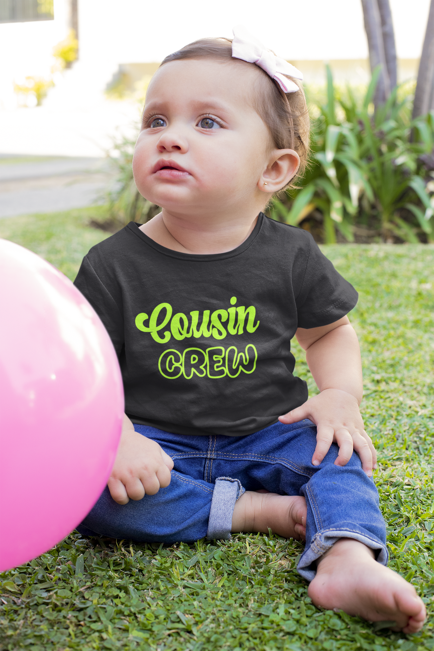 Cousin Crew Rakshabandhan Half Sleeves T-Shirt For Girls -FunkyTeesClub