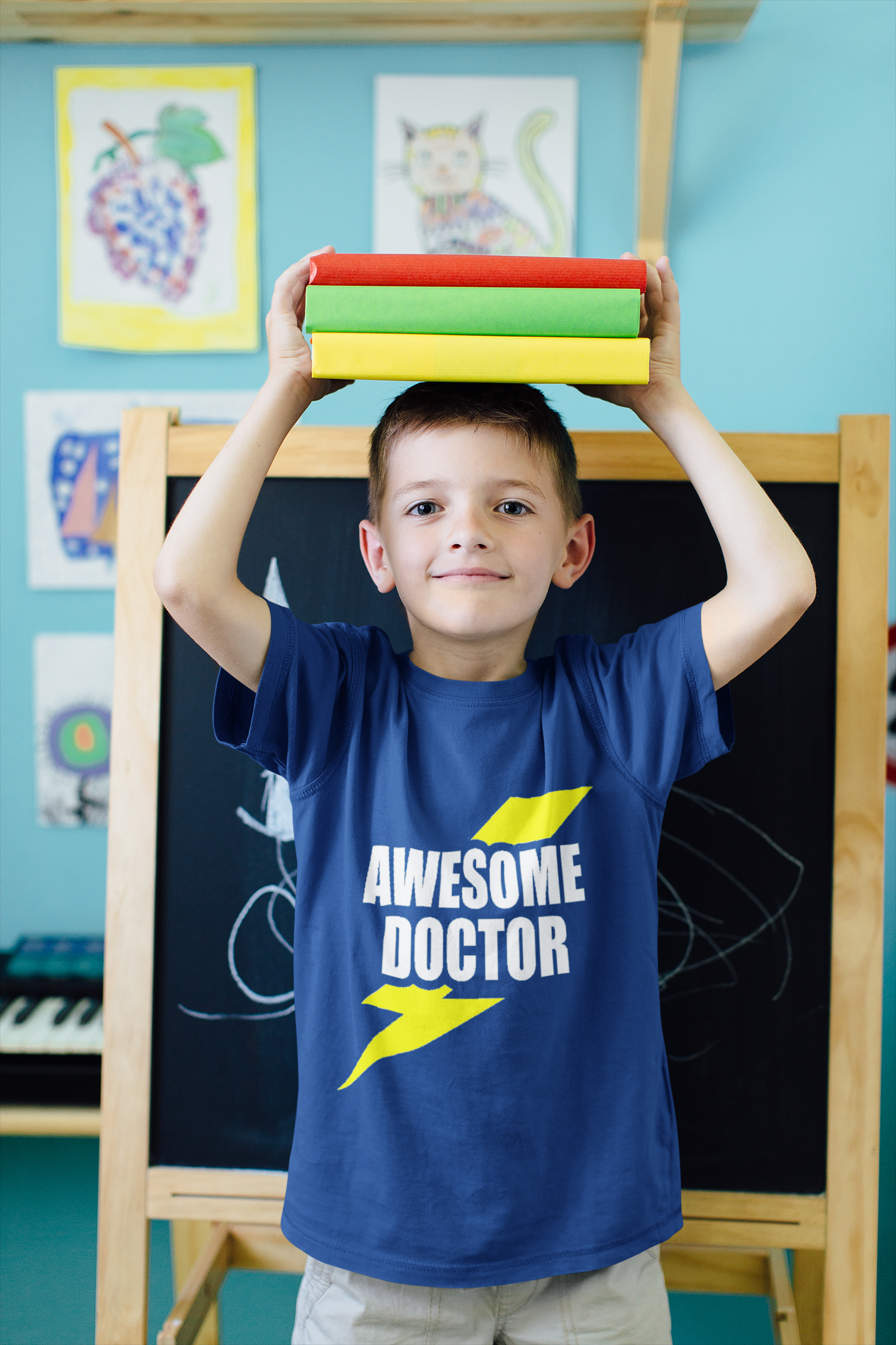 Future Doctor Half Sleeves T-Shirt for Boy-FunkyTeesClub