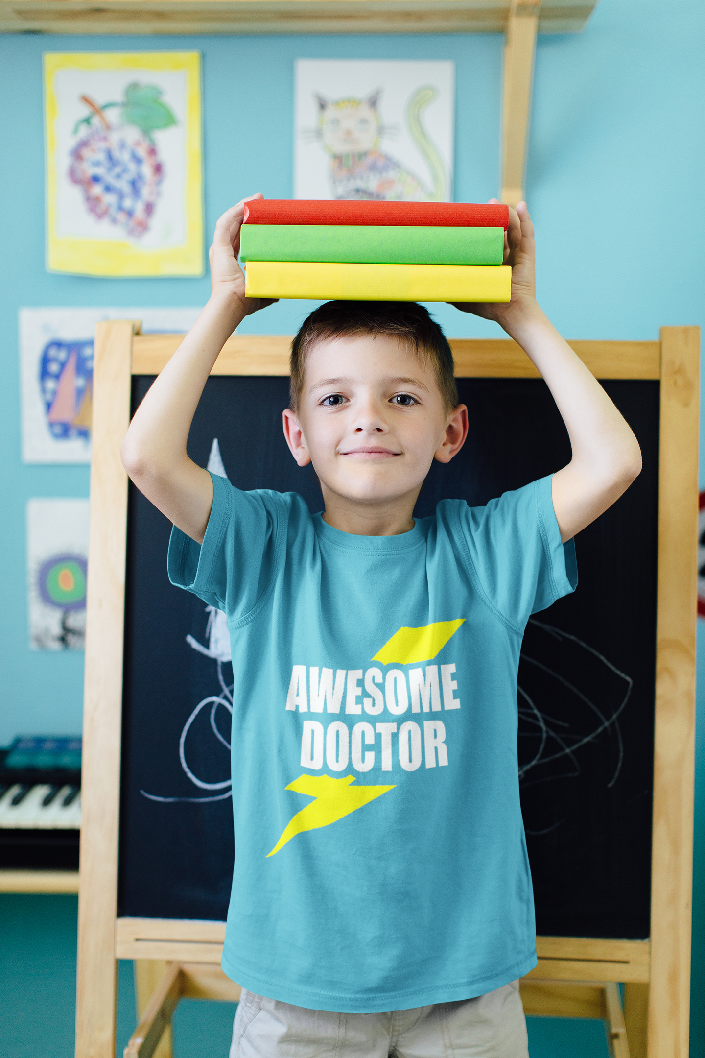 Future Doctor Half Sleeves T-Shirt for Boy-FunkyTeesClub