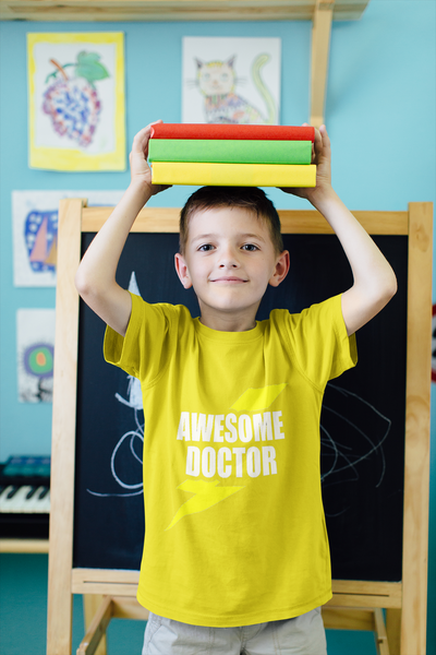Future Doctor Half Sleeves T-Shirt for Boy-FunkyTeesClub