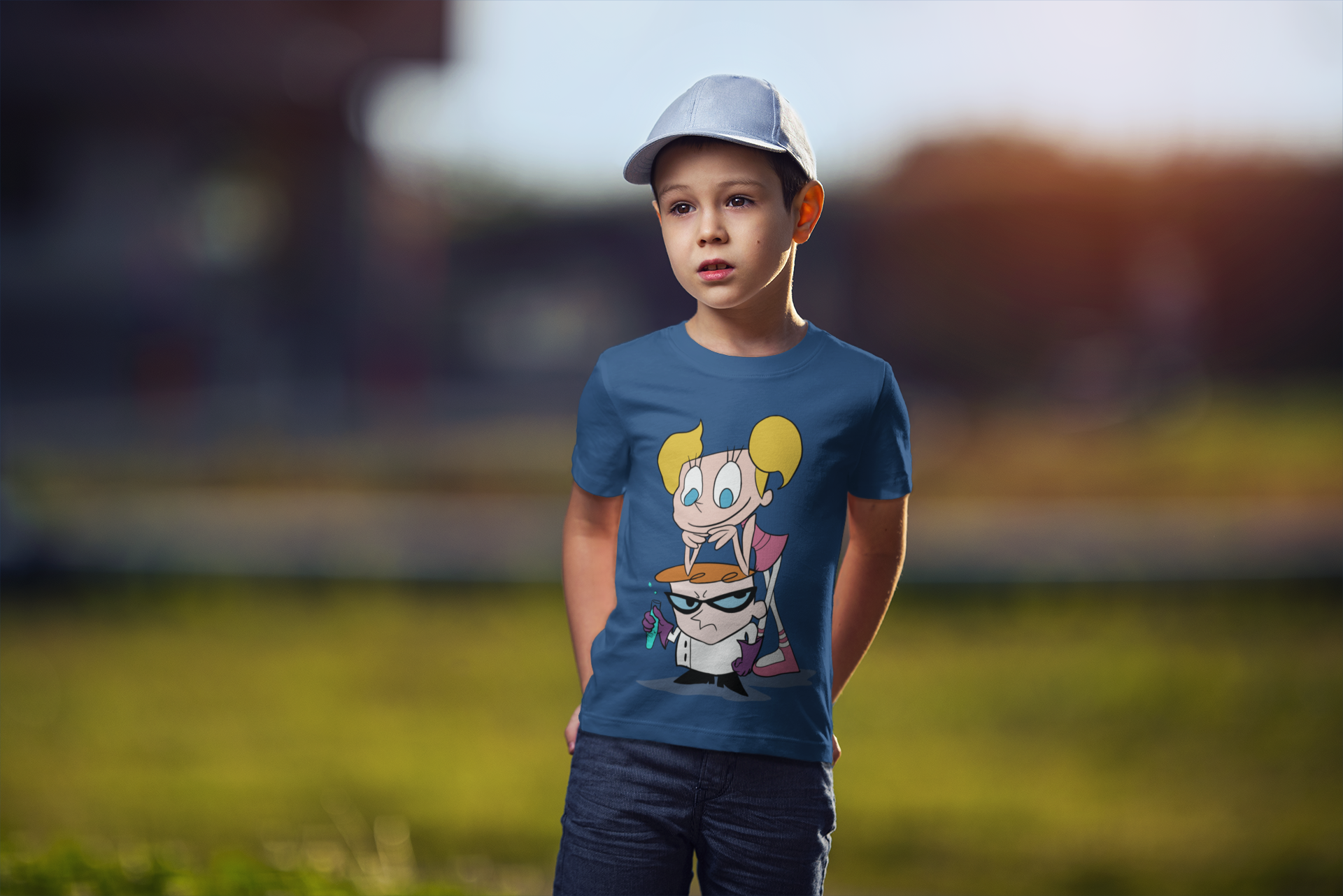 Cute Cartoon Half Sleeves T-Shirt for Boy-FunkyTeesClub