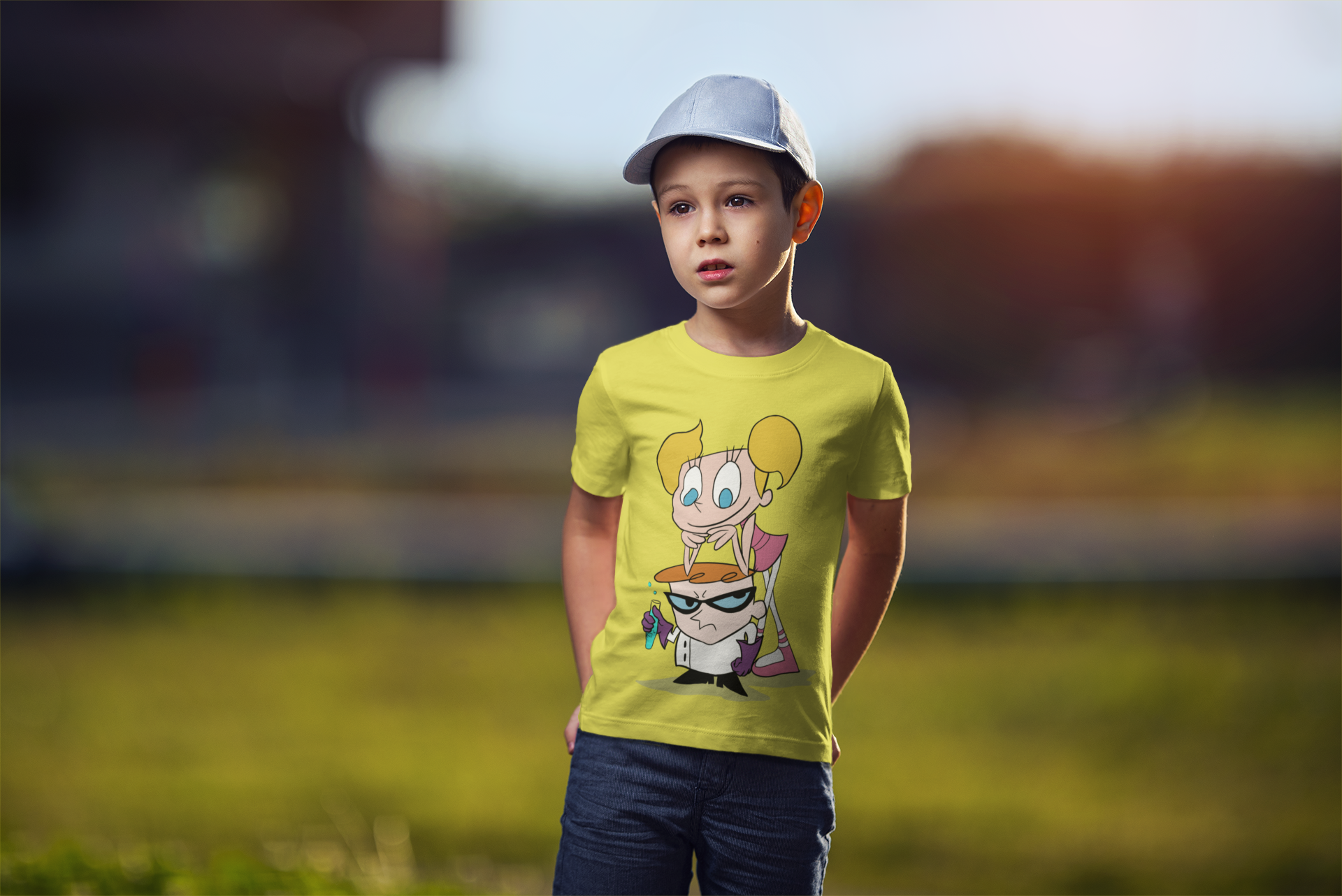 Cute Cartoon Half Sleeves T-Shirt for Boy-FunkyTeesClub