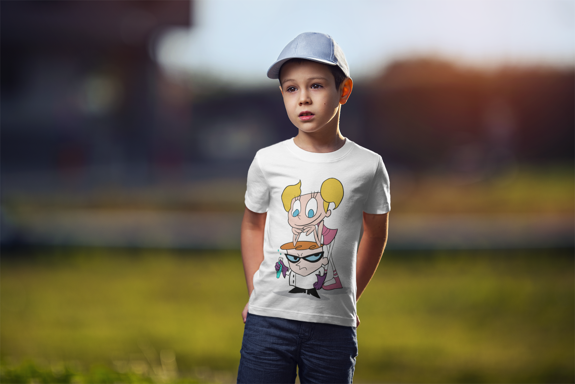 Cute Cartoon Half Sleeves T-Shirt for Boy-FunkyTeesClub