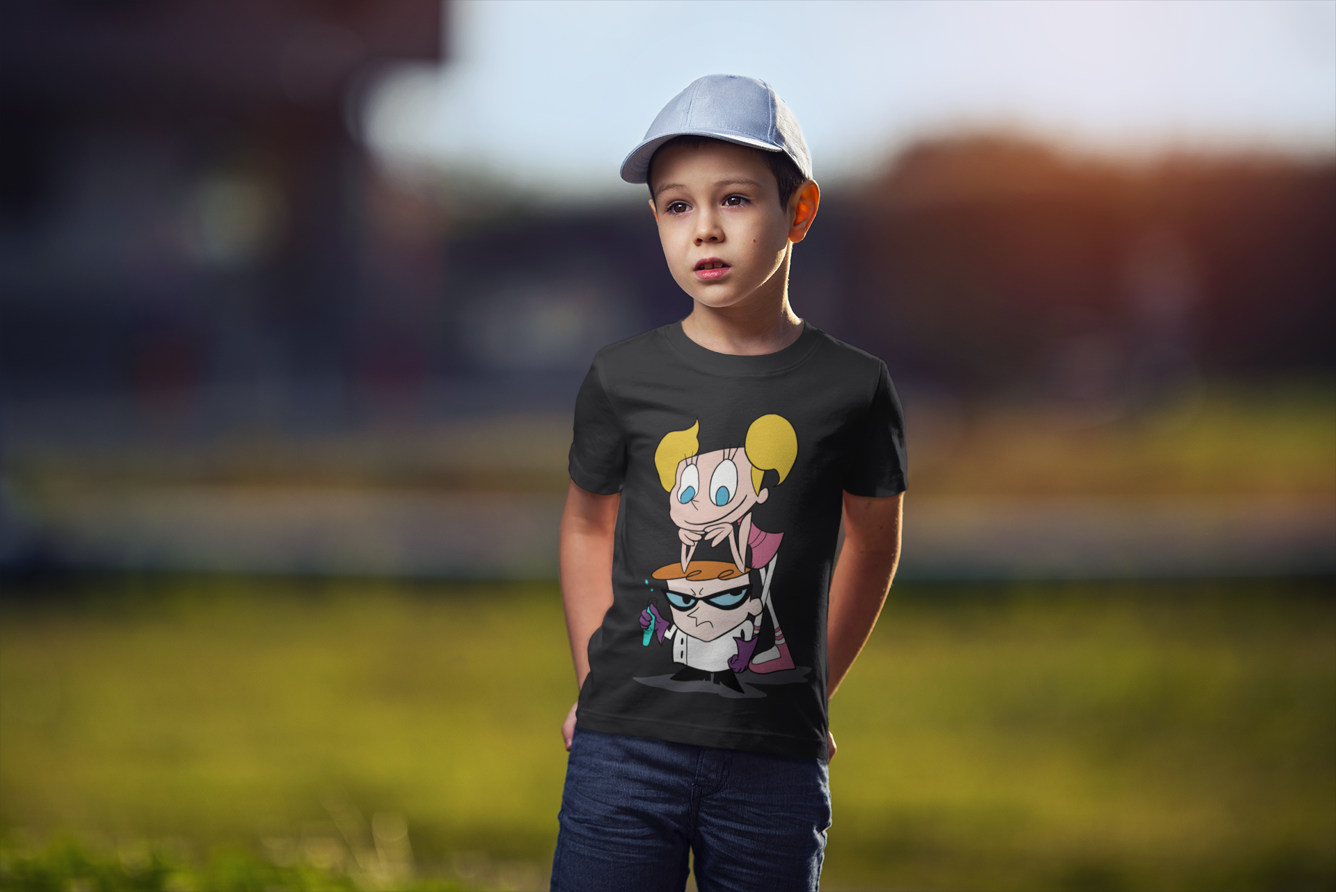 Cute Cartoon Half Sleeves T-Shirt for Boy-FunkyTeesClub