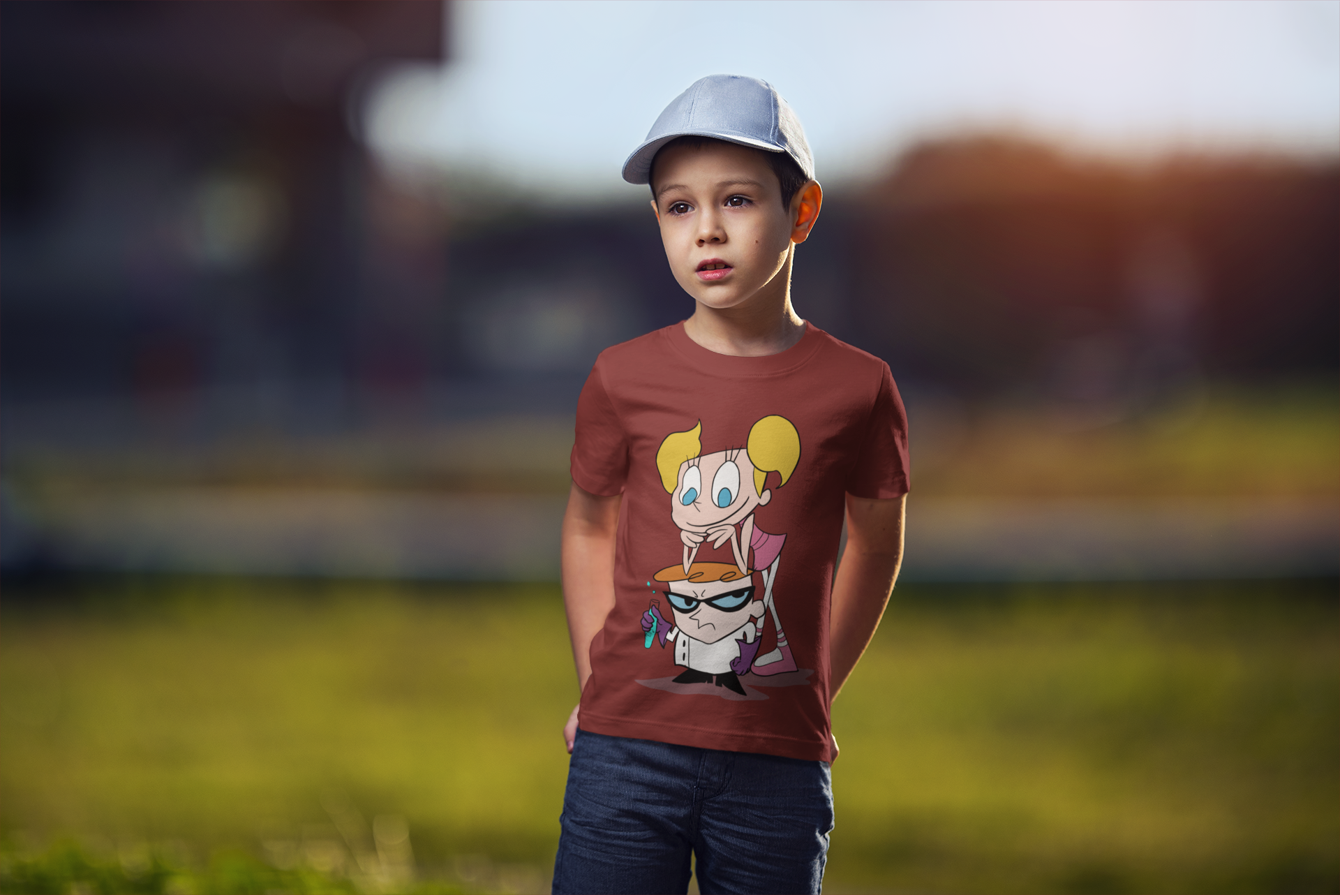 Cute Cartoon Half Sleeves T-Shirt for Boy-FunkyTeesClub