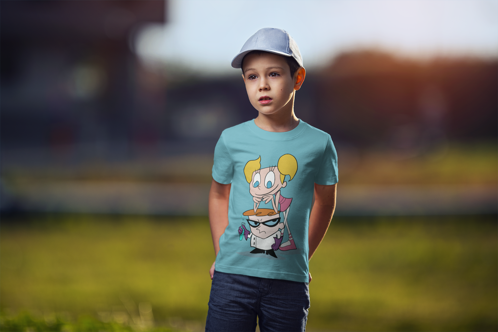 Cute Cartoon Half Sleeves T-Shirt for Boy-FunkyTeesClub