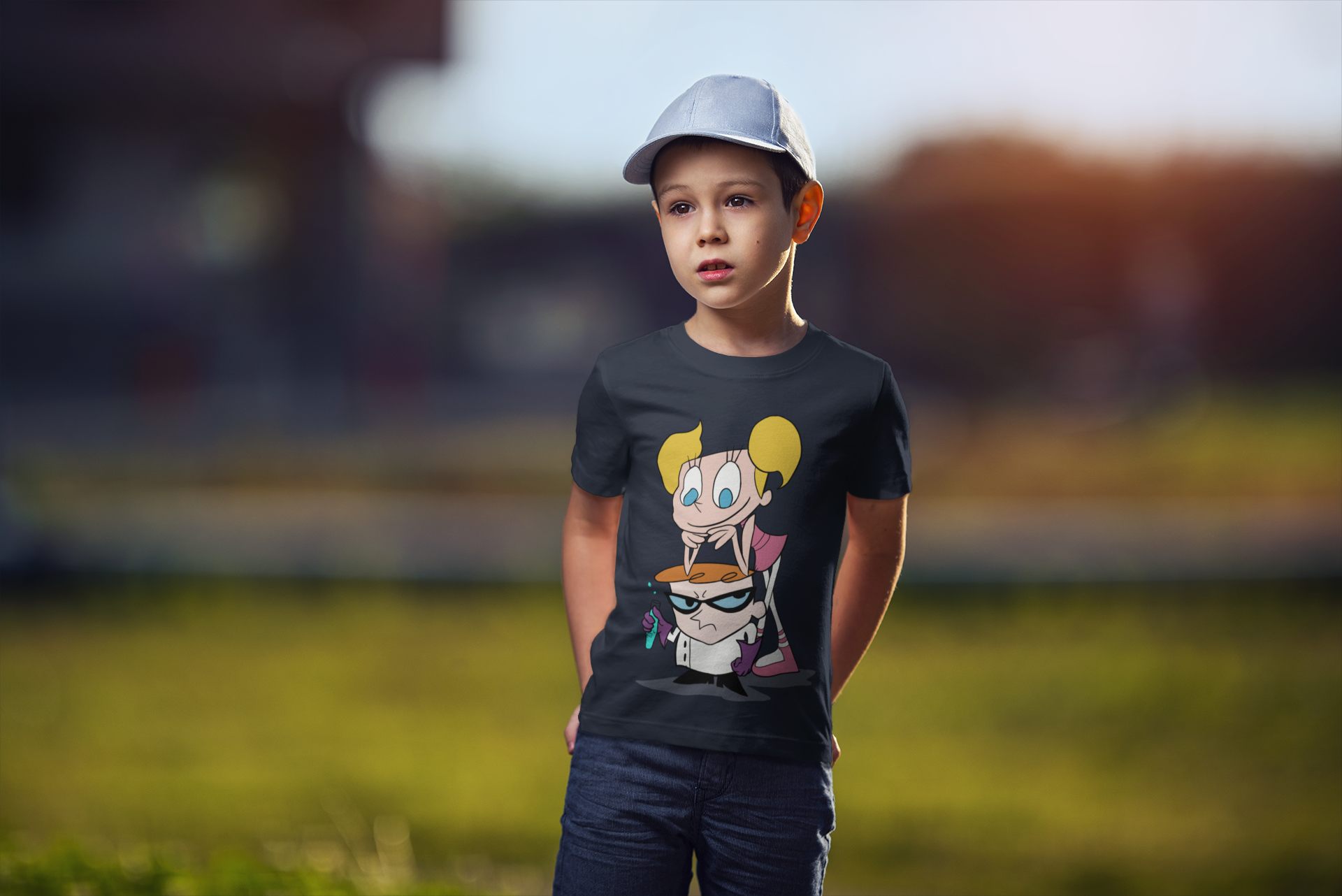Cute Cartoon Half Sleeves T-Shirt for Boy-FunkyTeesClub