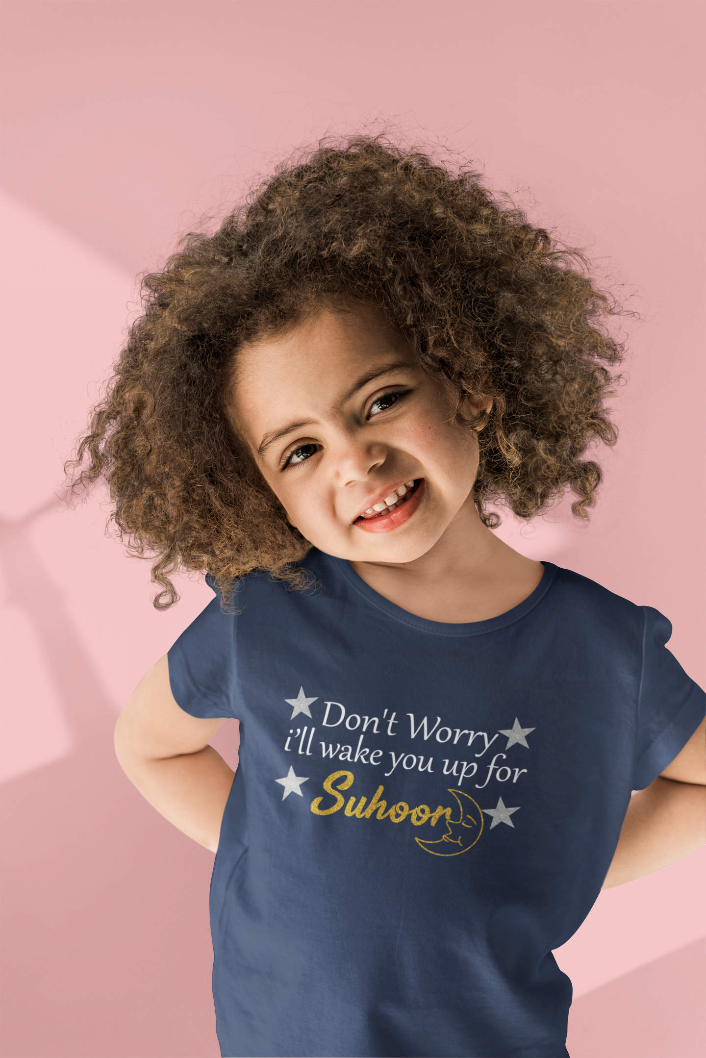Don't Worry I'll Wake You Up For Suhoor Eid Half Sleeves T-Shirt For Girls -FunkyTeesClub
