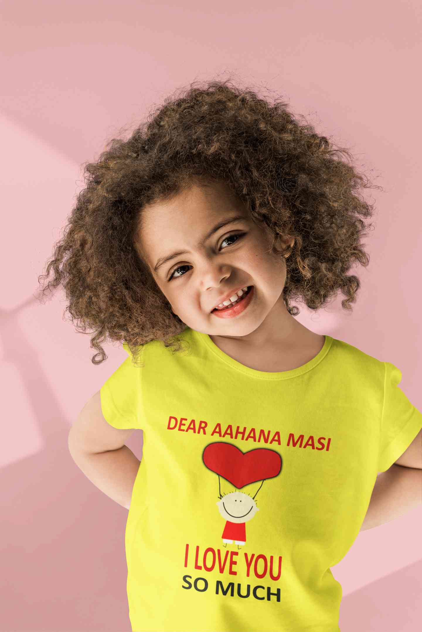 Custom Name I love My Masi So Much Half Sleeves T-Shirt For Girls -FunkyTeesClub