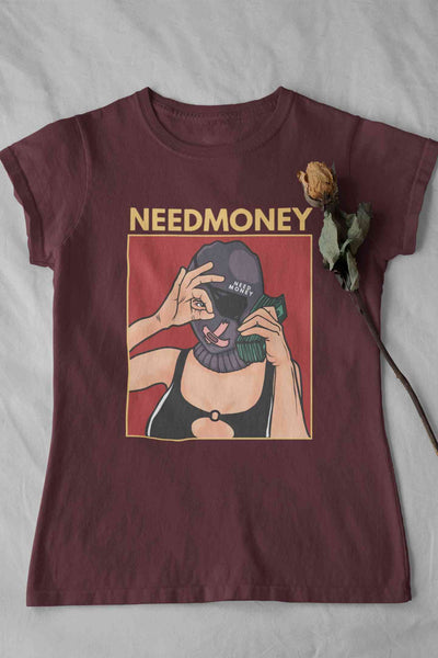 Bad Girl Women Half Sleeves T-shirt- FunkyTeesClub