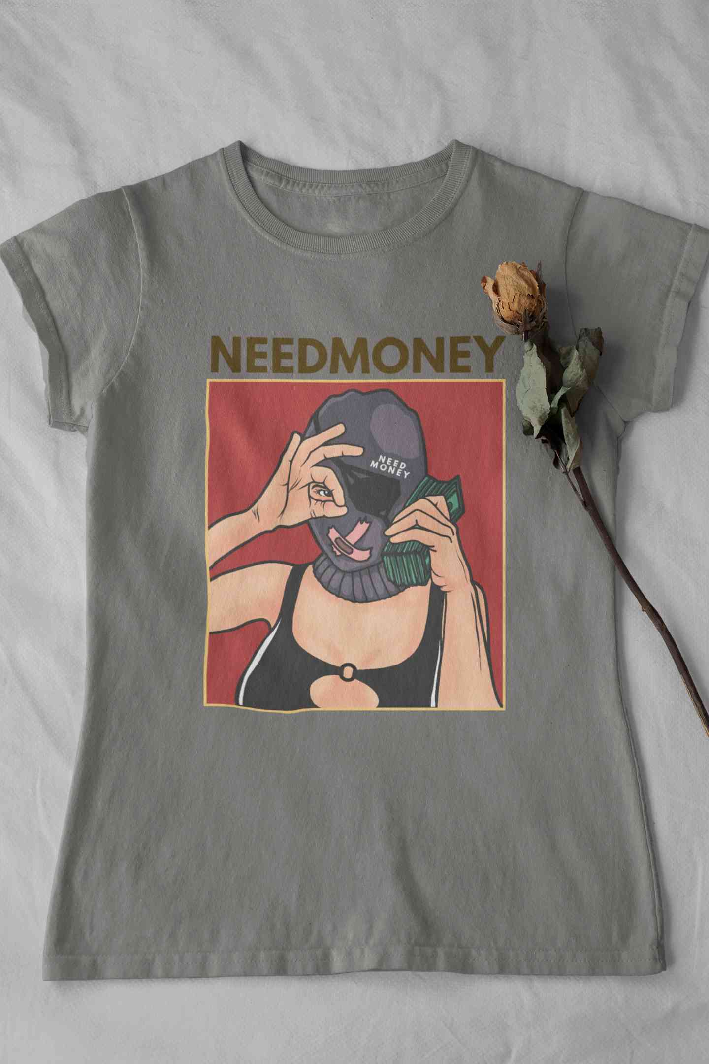 Bad Girl Women Half Sleeves T-shirt- FunkyTeesClub