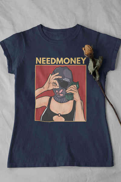 Bad Girl Women Half Sleeves T-shirt- FunkyTeesClub