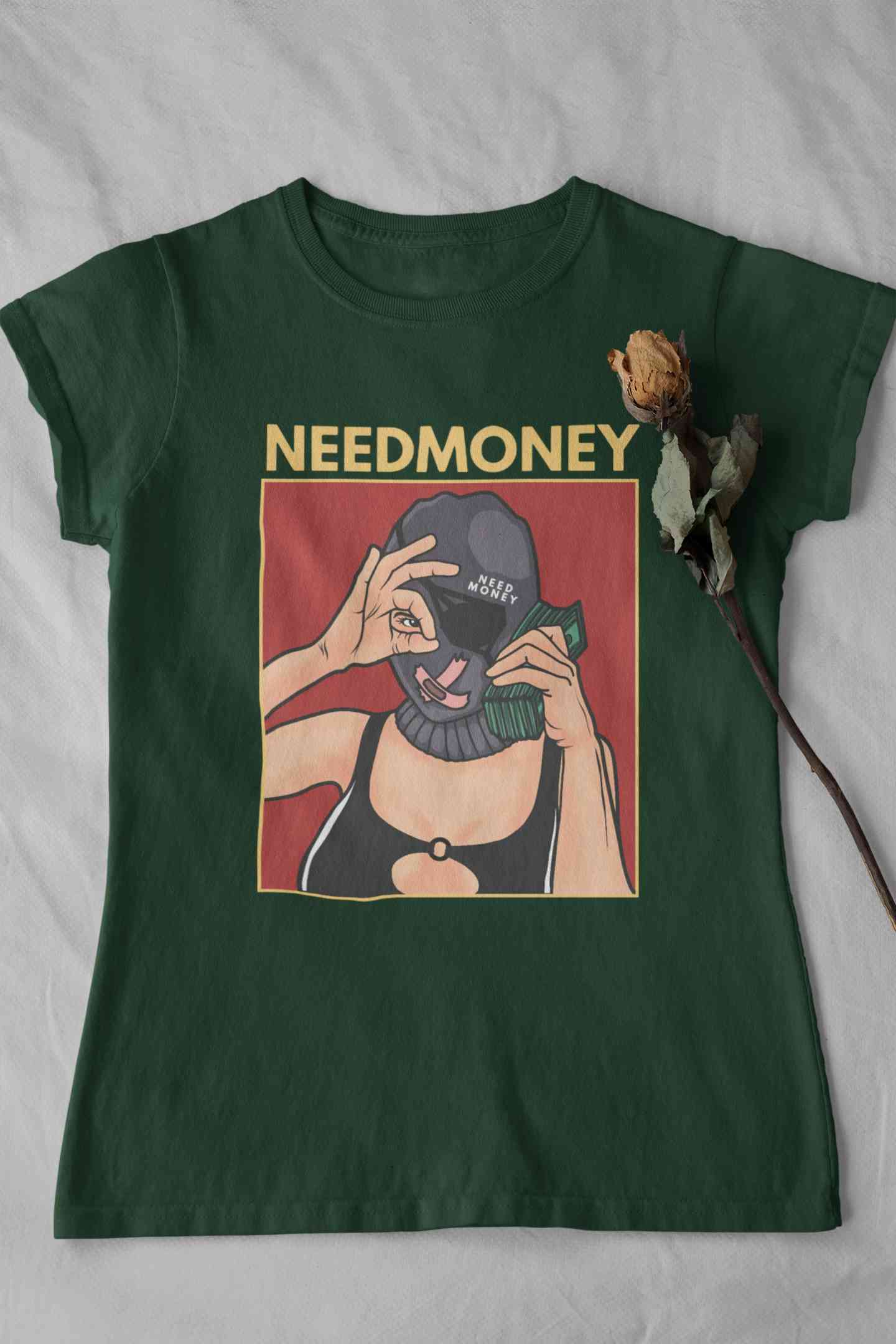Bad Girl Women Half Sleeves T-shirt- FunkyTeesClub