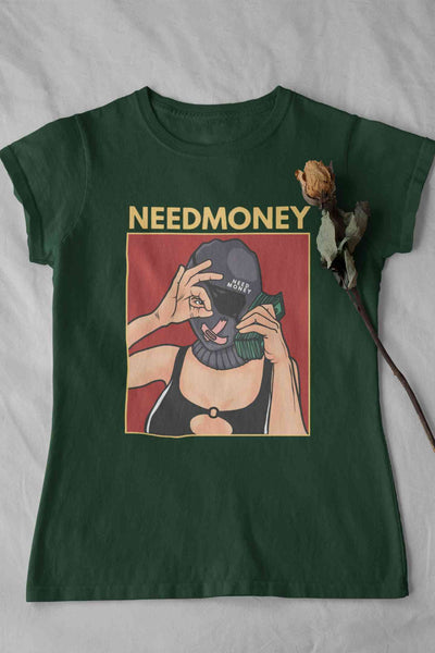 Bad Girl Women Half Sleeves T-shirt- FunkyTeesClub