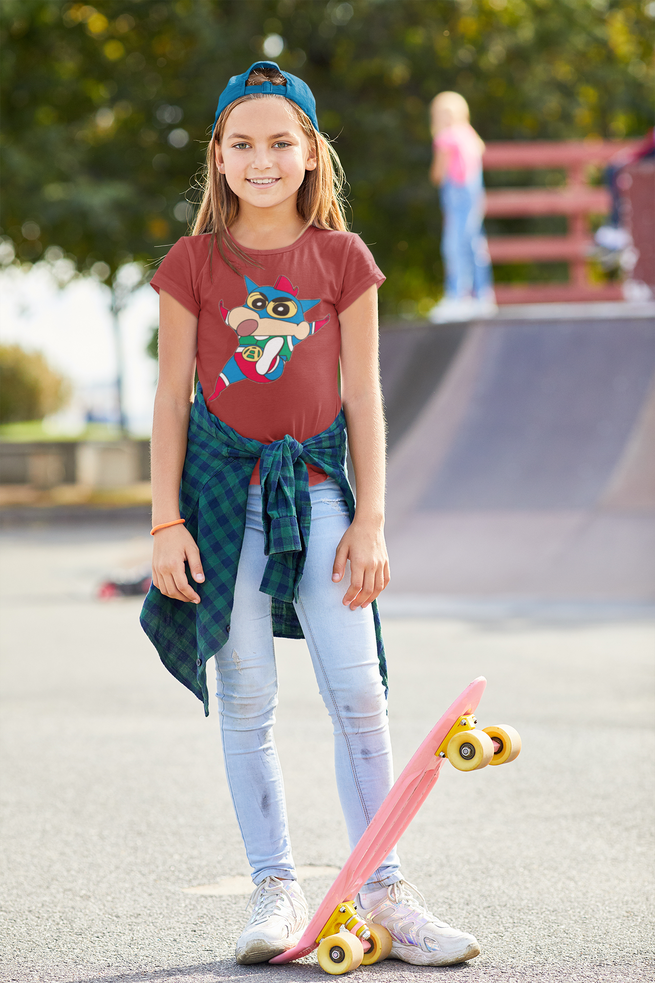 Cute Cartoon Half Sleeves T-Shirt For Girls -FunkyTeesClub