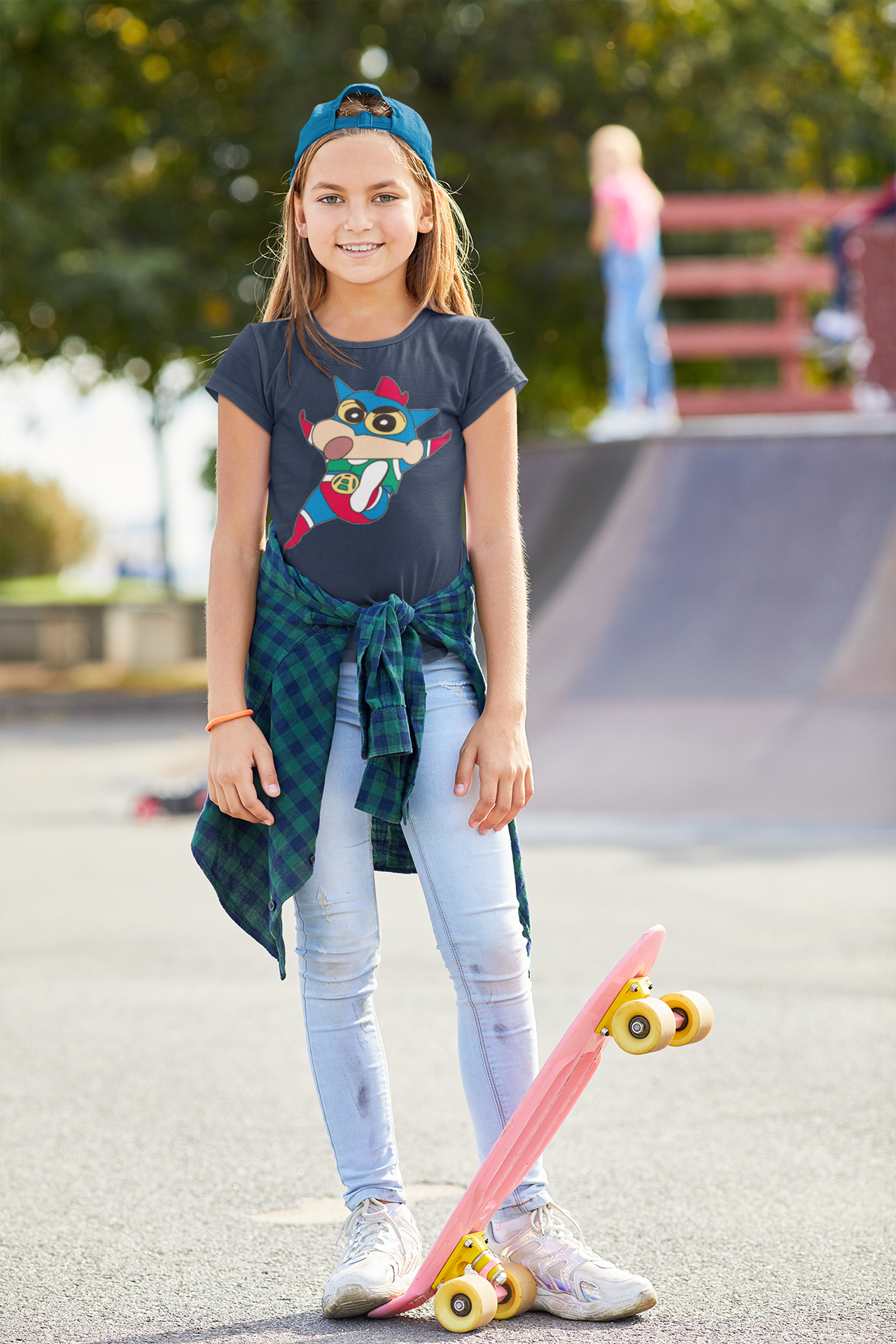 Cute Cartoon Half Sleeves T-Shirt For Girls -FunkyTeesClub