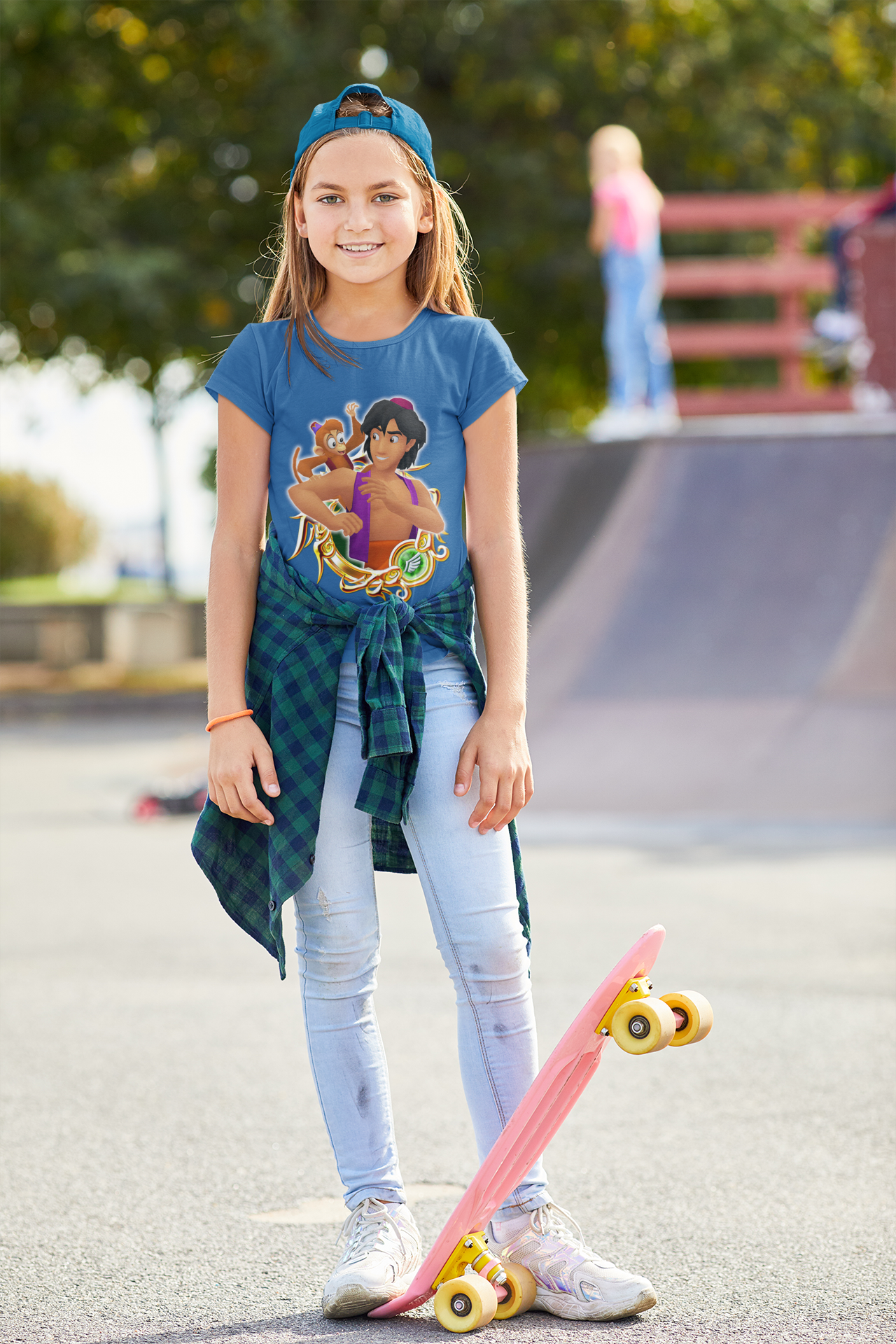 Cute Cartoon Half Sleeves T-Shirt For Girls -FunkyTeesClub