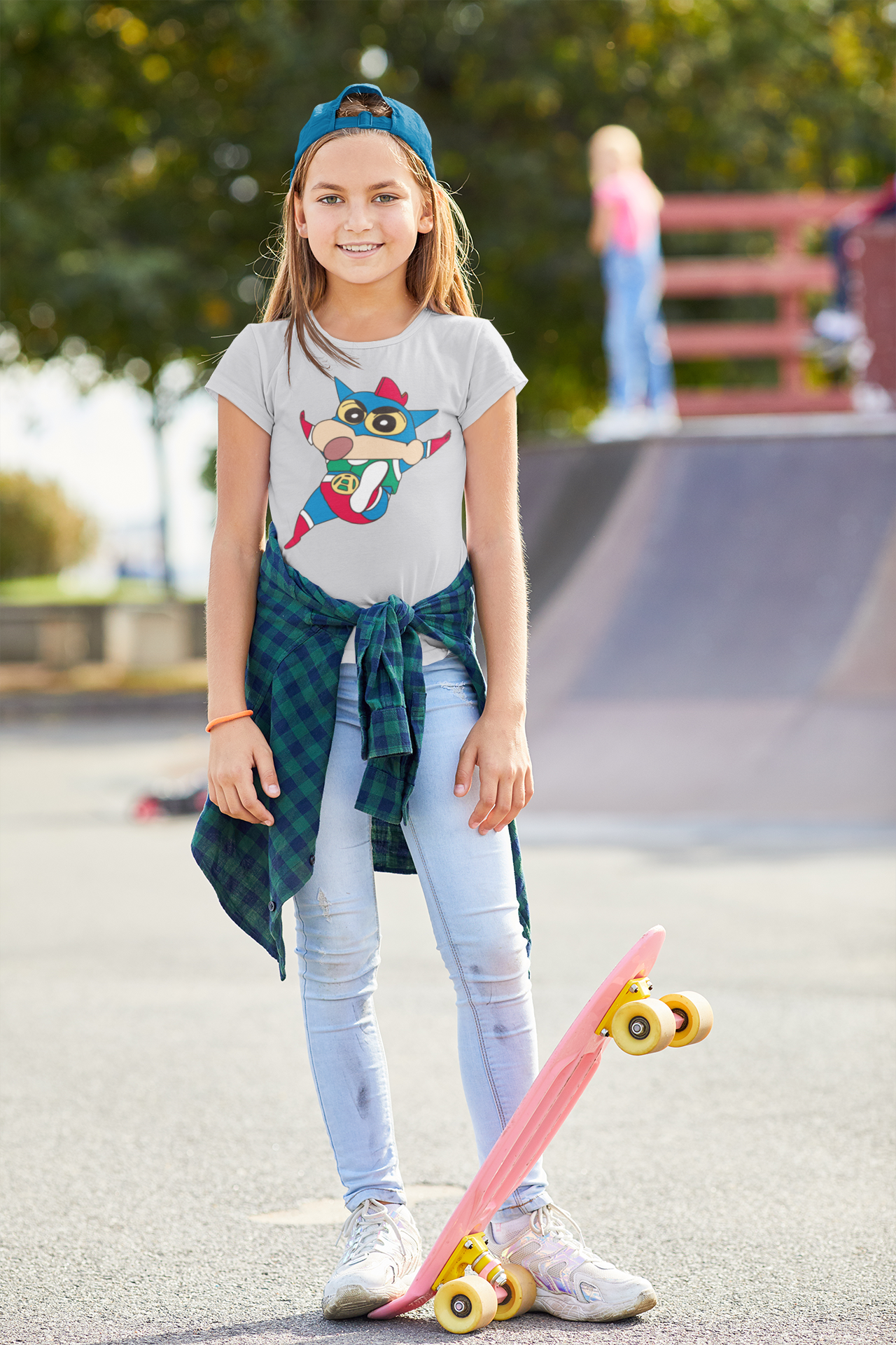 Cute Cartoon Half Sleeves T-Shirt For Girls -FunkyTeesClub