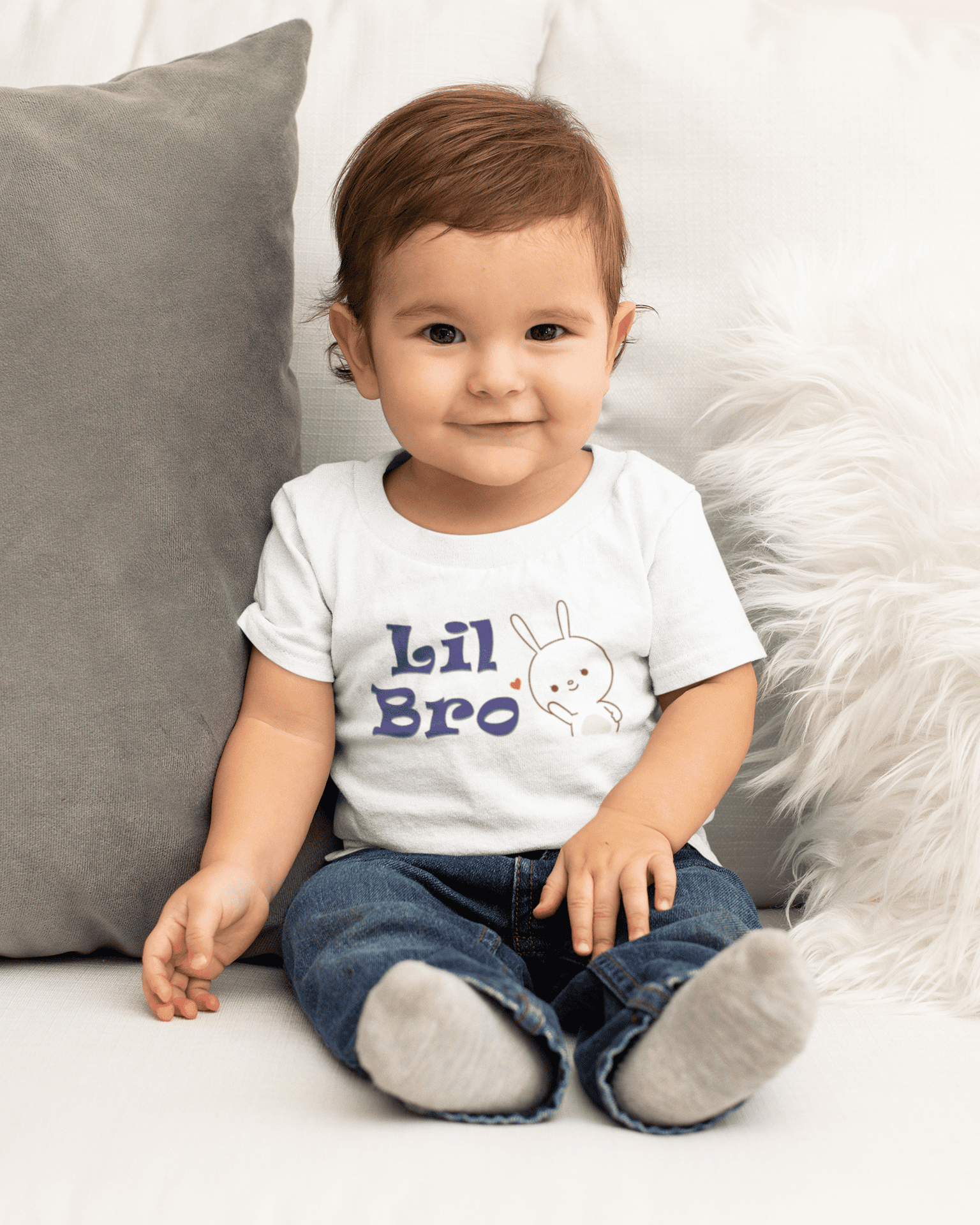 Lil Bro Rakshabandhan Half Sleeves T-Shirt for Boys -FunkyTeesClub