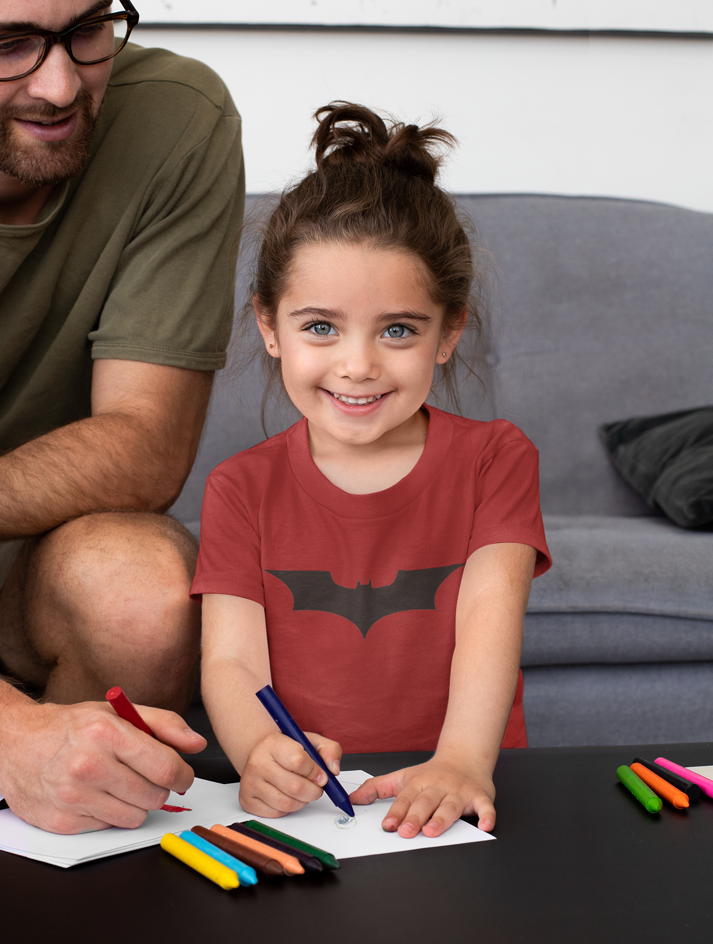 Superhero Half Sleeves T-Shirt For Girls -FunkyTeesClub