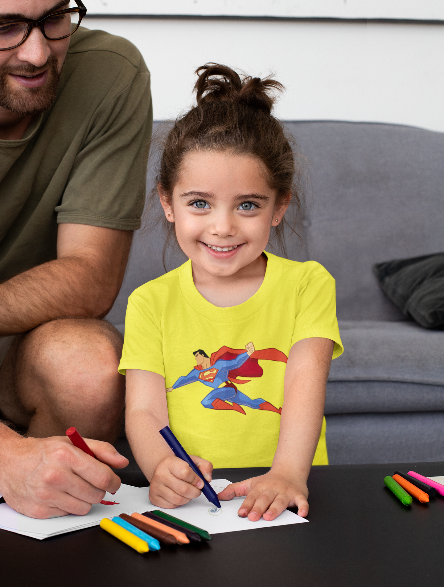 Superhero Half Sleeves T-Shirt For Girls -FunkyTeesClub