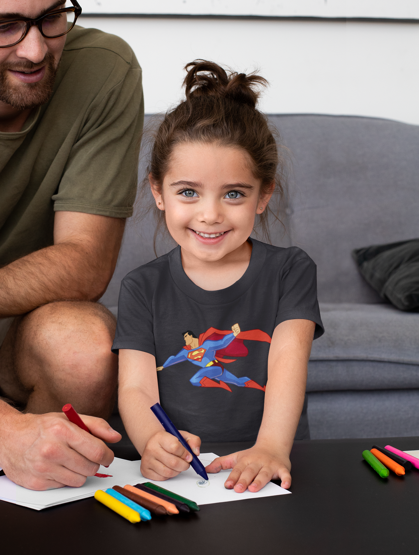 Superhero Half Sleeves T-Shirt For Girls -FunkyTeesClub