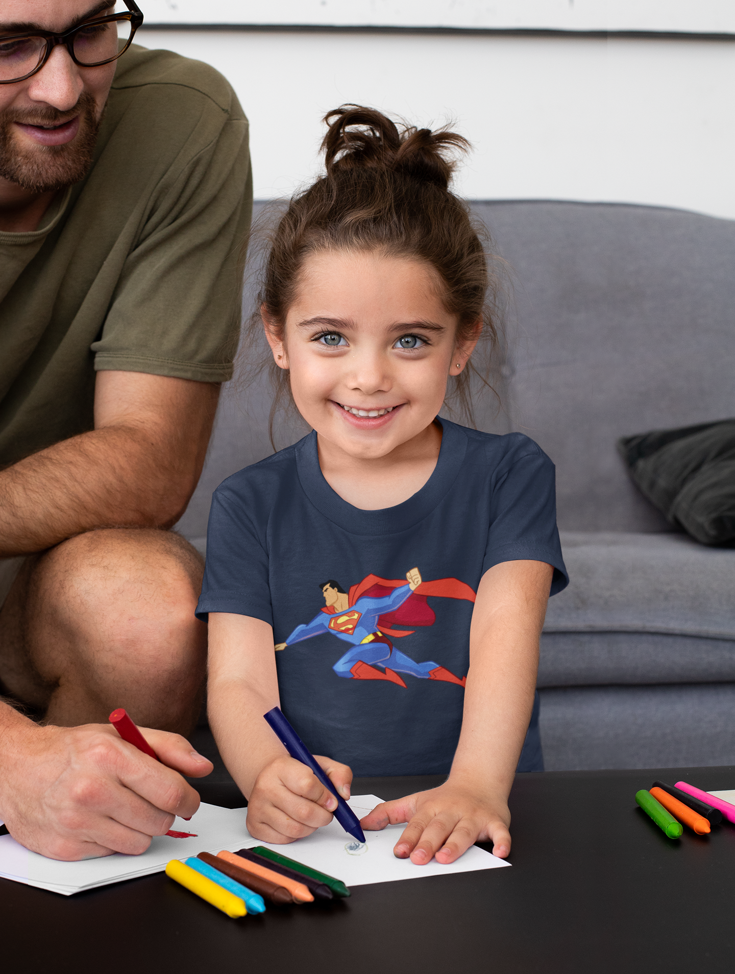 Superhero Half Sleeves T-Shirt For Girls -FunkyTeesClub