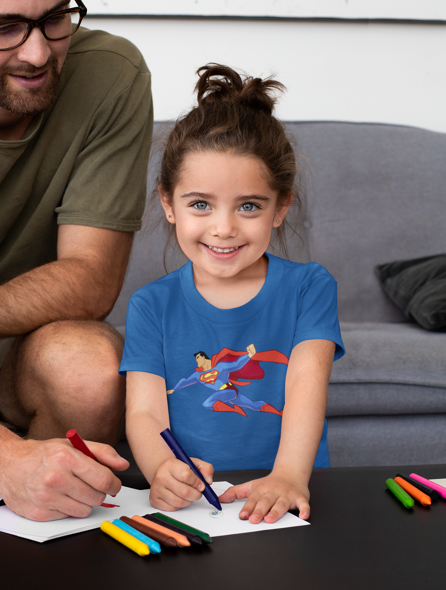 Superhero Half Sleeves T-Shirt For Girls -FunkyTeesClub
