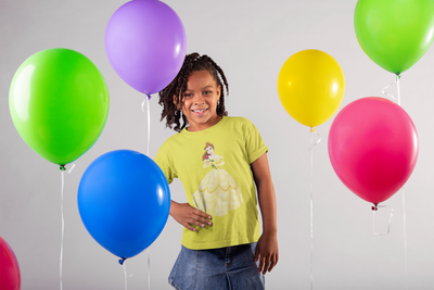 Cute Princess Half Sleeves T-Shirt For Girls -FunkyTeesClub