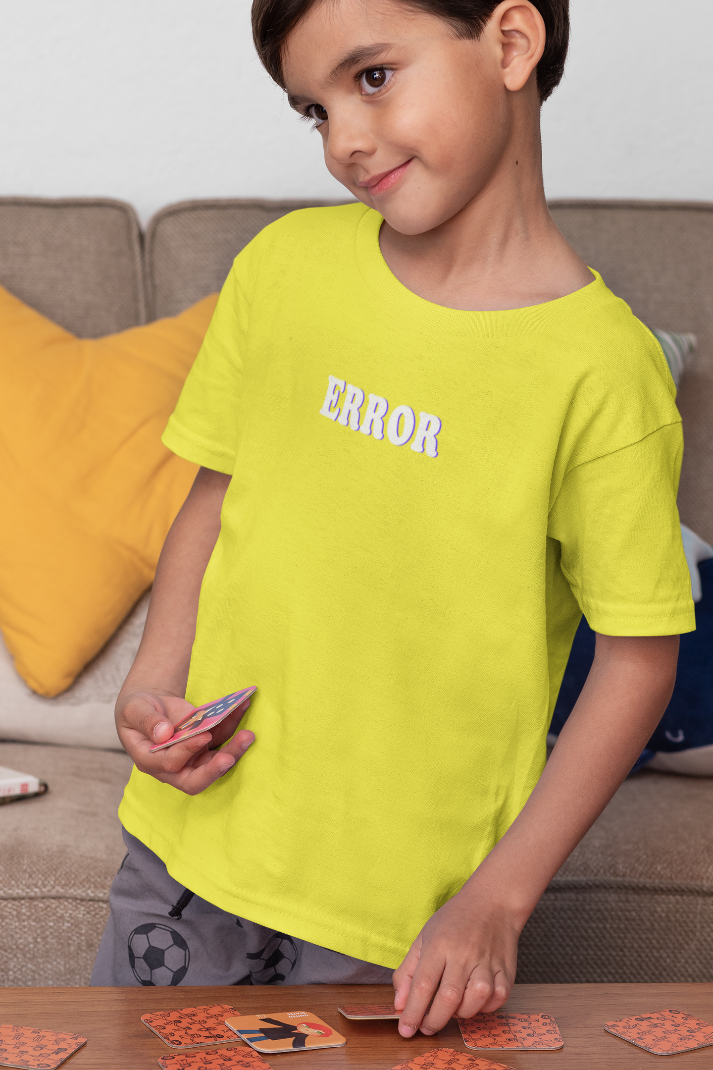 Error Minimals Half Sleeves T-Shirt for Boy-FunkyTeesClub