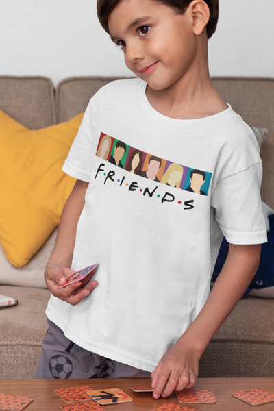 F.R.I.E.N.D.S Friends Web Series Half Sleeves T-Shirt for Boy-FunkyTeesClub
