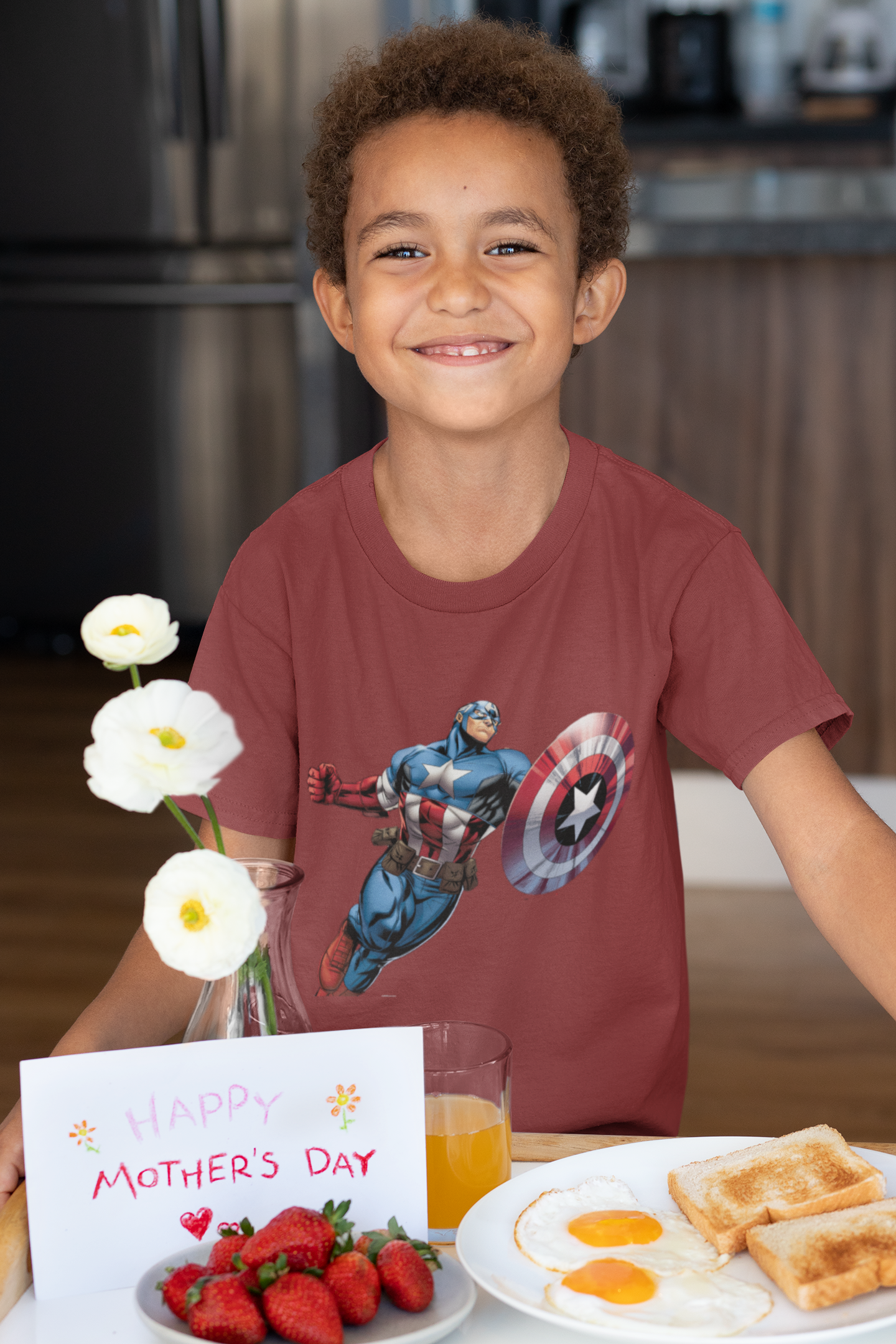 Superhero Half Sleeves T-Shirt for Boy-FunkyTeesClub