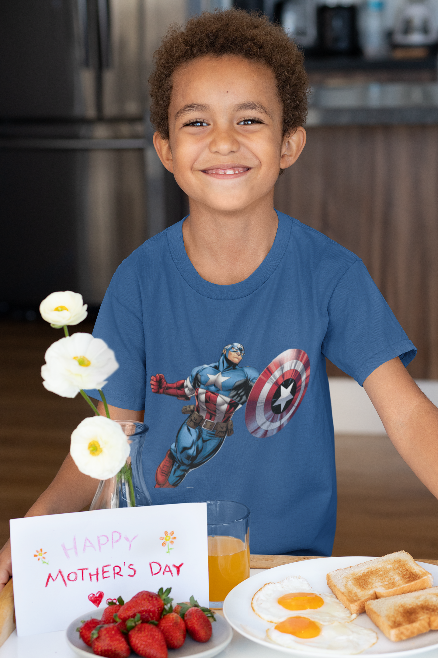 Superhero Half Sleeves T-Shirt for Boy-FunkyTeesClub